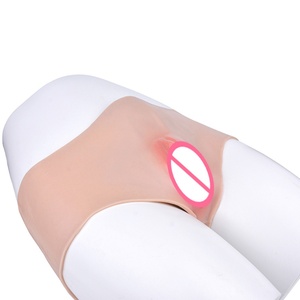 FAAK <b>Men</b> Underwear Hiding Gaff Briefs Cock Vagina Silicone Pants Crossdresser Suit Transgender CD Sissy Panties Stretchable - Product Image 5