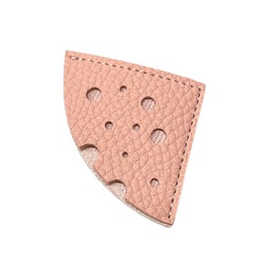 New arrival, in stock! Creative mini book corner protector, page clip, PU leather, cute cartoon cheese-shaped <b>bookmark</b>. - Product Image 5