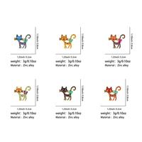 Pin Logam Grosir Motif Kartun Kucing Lucu, Bros Enamel, Pin Kerah, Lencana Pakaian Kreatif, Aksesoris Fashion Unik dan Personal