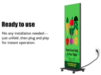 Afficheur LED d'intérieur TOPvision P2.5 P2 P1.86 P1.5, signalisation numérique sur pied mobile pour magasin de détail, entreprise en libre-service, texte SDK
