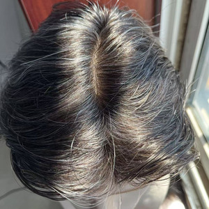 วิกผมผู้ชาย MONO และแบบลูกไม้  ลอนธรรมชาติ  ผมแท้  ระบบต่อผมสำหรับผู้ชาย ราคาดีที่สุด คุณภาพดี ความหนาแน่น 120% # 1B40 - Product Image 2