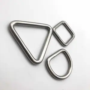 Anello in metallo di dimensioni personalizzate di fabbrica per borsa per cani anello rotondo per saldatura senza saldatura O-Ring in acciaio inossidabile