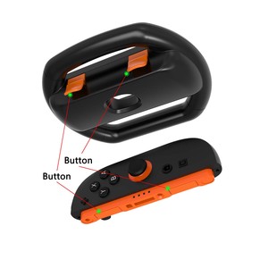 Trò chơi điều khiển chuyển đổi 2 joncon chống trượt trò chơi <span class=keywords><strong>Grip</strong></span> đua xe kép chỉ đạo Wheel cho nintend chuyển đổi 2 xử lý điều khiển Grips - Product Image 1