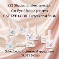 Gel semi-permanent 15ml OEM, logo personnalisé, marque privée, vernis gel UV à retirer par trempage, magnétique, végétalien, non toxique, flacon DIY