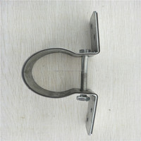 Attaches de poignée de tuyau en métal robustes Supports de fixation de construction réglables simples Acier galvanisé au zinc durable pratique