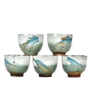 Tasses à thé Kung Fu en porcelaine chinoise, coffret cadeau en céramique, tasse à thé anglaise, ensemble de théière, petit ensemble de tasses à thé en céramique, prêt à être expédié - Product Image 1