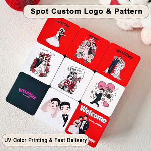 Vente en gros de boîte en fer blanc bonbon au chocolat de luxe boîte de Noël en métal personnalisée de qualité alimentaire avec couvercle séparateur pour cadeaux de bébé garçon - Product Image 4