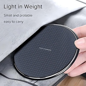 Biểu Tượng Tùy Chỉnh Phổ Xách Tay Điện Thoại Di Động Sạc Nhanh 15W Không Dây Sạc Pad Cho Điện Thoại - Product Image 6