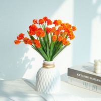 Bouquet de 18 têtes de fleurs artificielles d'allium, fleurs d'oignon réalistes pour la décoration de la maison, des tables de mariage et des vases