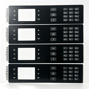 Panel de Membrana para Teclado Telefónico Personalizado OEM, Etiqueta con Botones Numéricos, Ventana de Visualización de Iconos, Adhesivo para PC, Impresión en Seda - Product Image 3