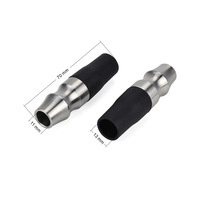Accessoires de chicha arabes d'usine : Porte-cigarette manuel en acier inoxydable, embout buccal à longue aspiration, cordon noir
