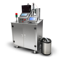 Machine de remplissage entièrement automatique pour liquides (miel, sauces), avec découpe de pailles et emballage, et remplissage quantitatif automatique