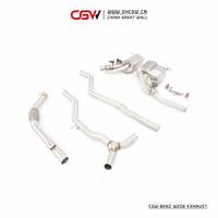 Tuyau d'échappement en acier inoxydable avec catalyseur et silencieux pour BENZ W206 C200 C260 1.5T