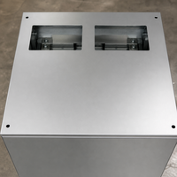 Boîtier électrique en acier galvanisé sur mesure, coffret de commande métallique, boîtier avec revêtement en poudre, taille et couleur personnalisées, OEM