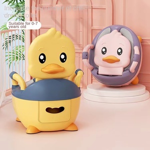 Siège de toilette pour enfants, produit d'hygiène pour garçons et filles, tabouret de toilette domestique avec seau et bassin pour bébés - Product Image 1