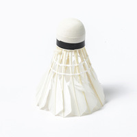 Volant de badminton T-3 Classe A en plumes de canard, base en liège 2 couches, durable, professionnel, pour entraînement et match, directement de l'usine OEM