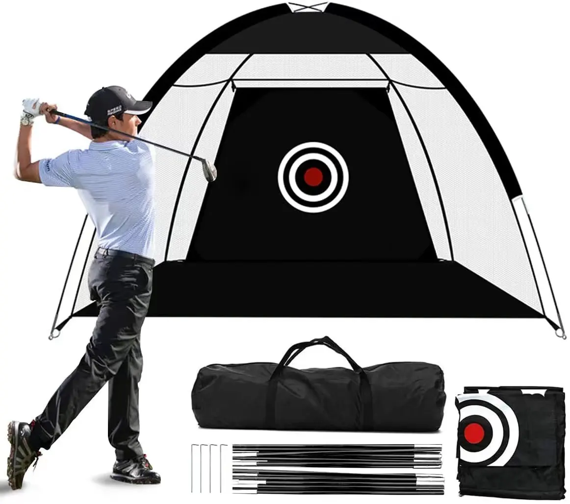 ZJFIT Outdoor Indoor Training Chipping Hitting Practice Golf Net With Target