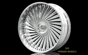 168 מותאם אישית באיכות גבוהה מזויפים גלגל כרום 22 24 26 28 inchrome גלגל שיניים עבור פרריומולים ceromeo butti tesla - Product Image 2