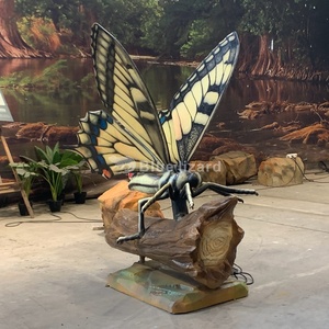 Modelo de Mariposa Morpho Azul Animatrónico Gigante, Escultura de Insecto de Simulación de Tamaño Real para Museo, <span class=keywords><strong>Parque</strong></span> de Exhibición Científica - Product Image 6