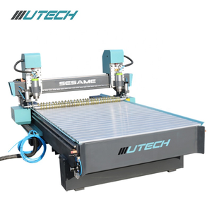 UTECH mesin Router Cnc 1325 kepala ganda ukir kayu pemotongan Pvc akrilik kustom dengan harga 2 poros - Product Image 1