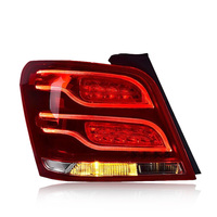 Lampu Belakang ABS Benz GLK X204 Baru 2009-2015 Upgrade dengan DRL Sinyal Belok Dinamis LED Aksesoris Mobil