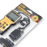 Escáner de Automóviles V310 OBD2 12V 24V para Motor de Automóvil y Camión J1939 J1587 J1708 OBD 2 II Lector de Códigos de Diagnóstico, Herramientas de Diagnóstico para Automóviles