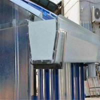 Gouttière de drainage épaissie de nouvelle conception avec couvercle en grille FRP, feuille de fibre de verre, prix d'usine
