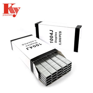 10J Series <strong>Crown</strong> 11.2mm Industrial <strong>Staple</strong> Fastener Short Nail 1004J <strong>Staple</strong> Pin - Product Image 5