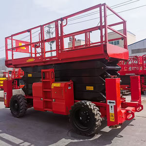 Plataforma elevadora eléctrica inteligente hidráulica de tijera, escalera, plataforma de trabajo aéreo, elevador autopropulsado para coche - Product Image 1
