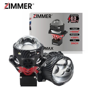 ليزر عالي الطاقة W W Inches R80MAX 3 عيون Bi our Led مصابيح أمامية مع مروحة تبريد مزدوجة OEM عدسة بروجكتر - Product Image 6