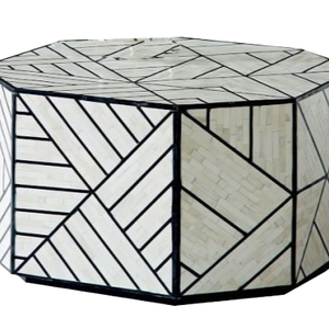 โต๊ะไม้เนื้อแข็งดีไซน์ทันสมัยหรูหราเฟอร์นิเจอร์ห้องนั่งเล่น - Product Image 1