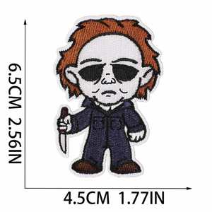 แพทช์ปักลายฟักทองฮาโลวีนสำหรับตกแต่งเสื้อผ้าและหมวก - Product Image 4