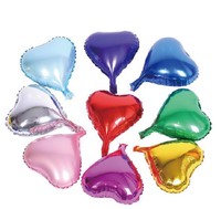 Ballon en aluminium de haute qualité, 6 pouces, pour mariage, saint-valentin, fête d'amour, en forme de cœur, vente en gros