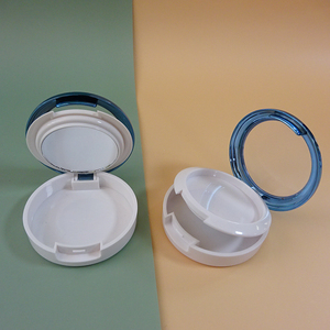 Estuche Redondo Vacío para Polvo Compacto, Contenedor Individual para Sombra de Ojos y Colorete, con Espejo Incorporado, Logotipo Personalizado, Estuche Cosmético de Marca Privada - Product Image 3