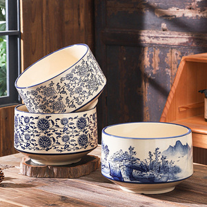 Nouveau Pot de fleur en céramique Vintage Antique chinois <span class=keywords><strong>poterie</strong></span> bleue et blanche plantation de fleurs ménage <span class=keywords><strong>jardin</strong></span> extérieur - Product Image 4