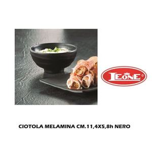 Ciotola in Melamina Nera Dimensioni 114x5,8h Prodotto Durevole ed Elegante - Product Image 1