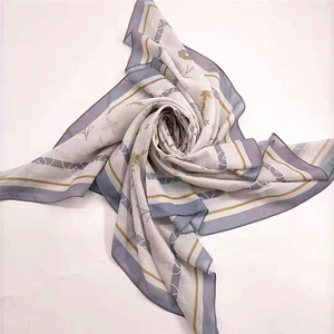 In kỹ thuật số 100% cotton voile Custom made Malaysia hijab tudung bawal - Product Image 1