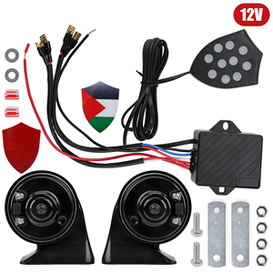 Kit de klaxon d'escargot pour voiture 12V étanche, klaxon électrique haute fréquence pour la modernisation avant de moto - Product Image 3