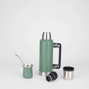 Termo de Acero Inoxidable 304 de 230 ml, Ligero y Ecológico, para <span class=keywords><strong>Mate</strong></span> Argentino, con Pajita, Aislado al Vacío, para Bebidas Calientes/Frías - Product Image 3