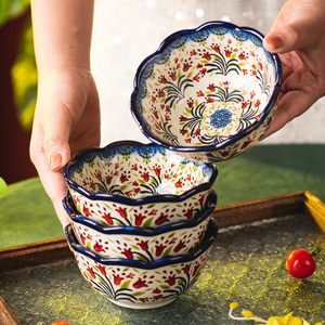 Porcelain <strong>Cereal</strong> <strong>Bowl</strong> for Dessert | Ice Cream | Soup Rice Fruits Small Portions, Microwave and Dishwasher Safe Ceramic <strong>Bowls</strong> - Product Image 5