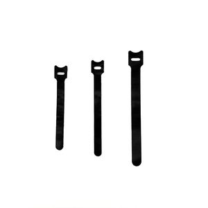 Attache-câble auto-agrippante double face personnalisable, sangle en nylon réglable, diverses couleurs, type CAT, attaches-câbles dos à dos - Product Image 1