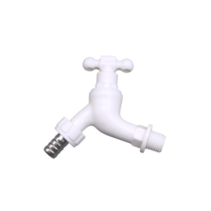 Professional China Faucet Factory Outdoor DN15 Plastic Water Tap Bibcock 1/2" PP Faucet for Garden - Product Image 1