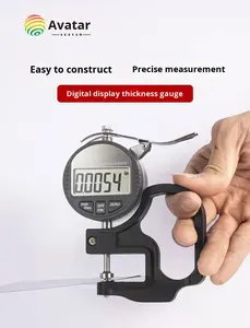 Medidor de Espessura de Filme Protetor de Pintura Automotiva Guanghuan de Alta Precisão 0,1%~0,5% FS, Transparente, 1 Ano de Garantia de Fábrica - Product Image 4