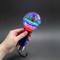 Baguette lumineuse LED clignotante avec boule phosphorescente et poignée personnalisable – Cadeaux de fête en gros pour discothèques, bars et événements de mariage