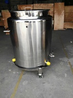 Voedselveilige roestvrijstalen palmolie-verwarmings- en opslagtank, vetverwarmings- en smelt tank