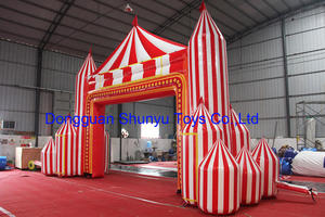 باب محمول مخصص لنادي سيرك قابل للنفخ مدخل نفخ قوس سيرك للزينة - Product Image 3