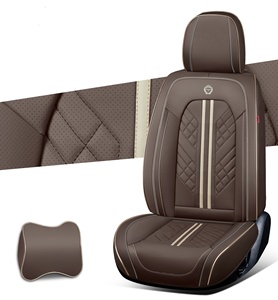 Set completo universale coprisedile <span class=keywords><strong>auto</strong></span> in pelle PVC con cuscino sedile <span class=keywords><strong>auto</strong></span> che migliora Comfort e stile - Product Image 5