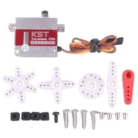 KST DS589MG V8.0 HV Servo numérique miniature à engrenages métalliques 9,2 kg pour hélicoptère RC, hélicoptère à voilure fixe, blocage de fréquence étroit, servo de queue