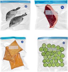 Bolsas Reutilizables Herméticas para Almacenamiento de Alimentos de PET/PE, Diseño Moderno y Duradero para Frutas, Verduras, Comidas Cocinadas y Sobras - Product Image 5