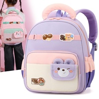 Sacs d'école pour garçons et filles de maternelle, sacs à dos ergonomiques pour enfants d'âge préscolaire, couleur unie, mignons, tendance, pour les enfants de 3 à 12 ans